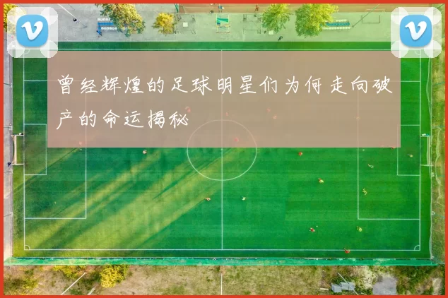 曾经辉煌的足球明星们为何走向破产的命运揭秘